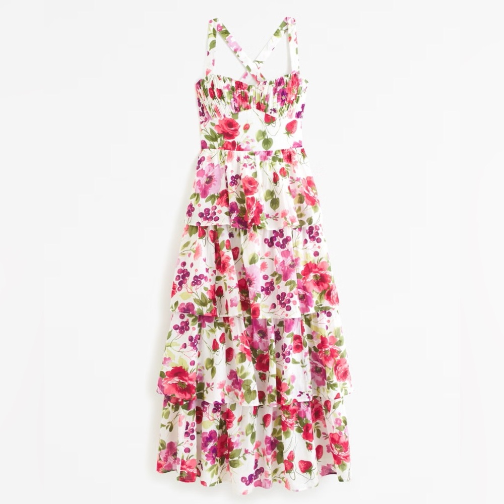 Abercrombie Tiered Floral Dress